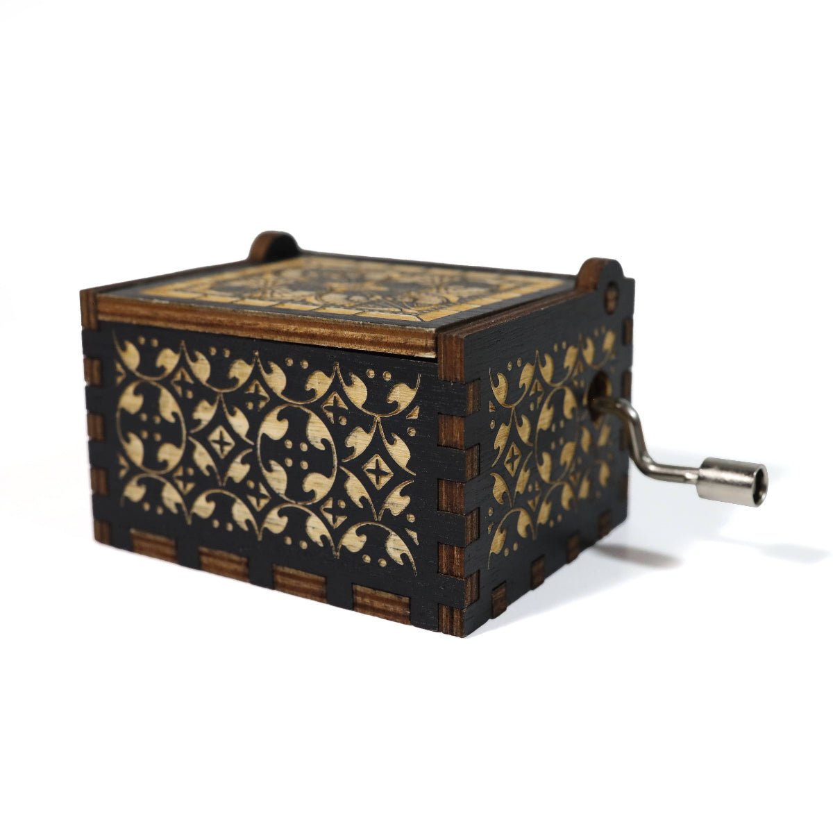 Funny Twinkle Twinkle Hand - Crank Music Box - Wooden Lasered - Twirls + Twigs