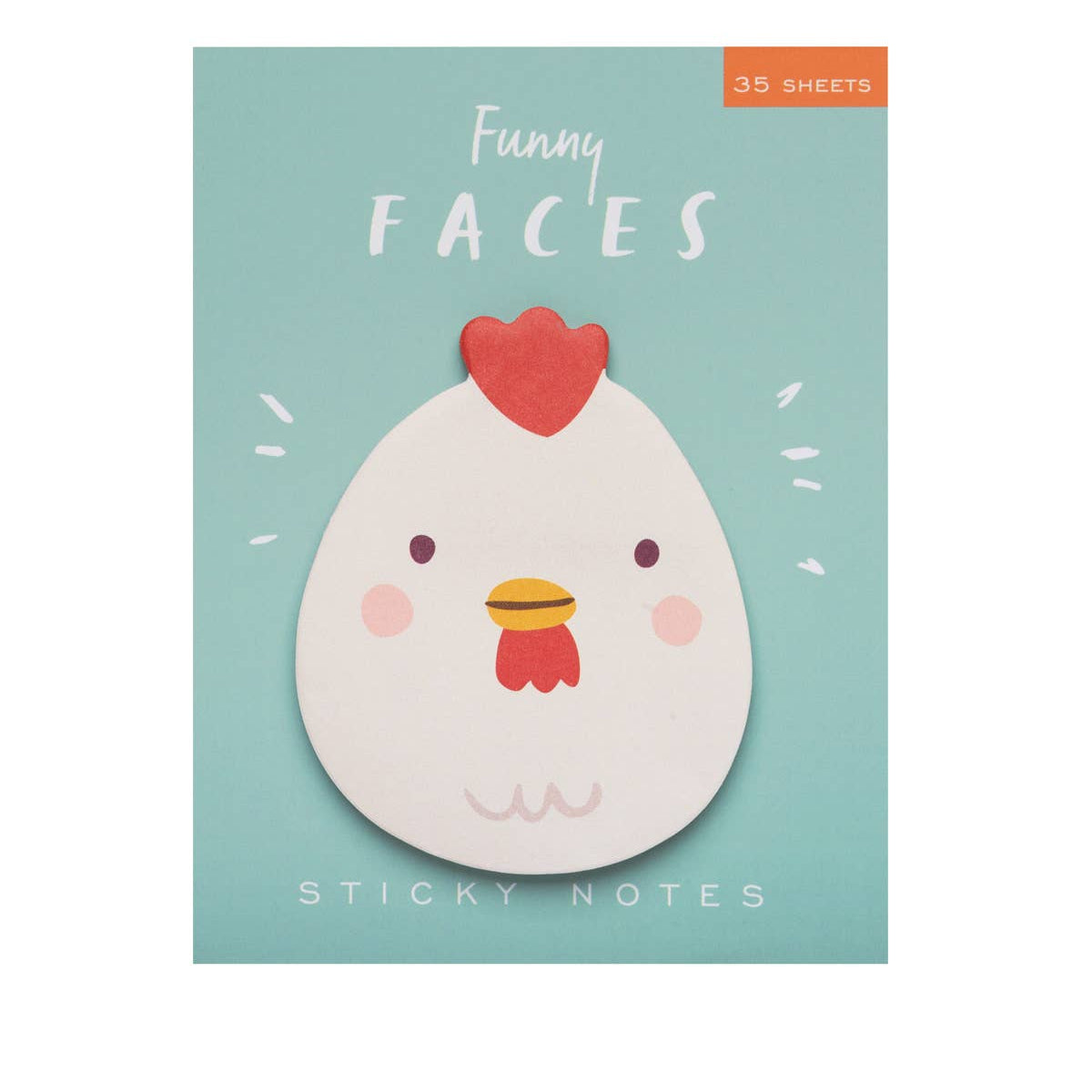 Chicken Funny Faces Sticky Notes – Twirls + Twigs