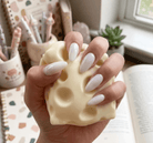 Vaseline Cheese Cube Squishy Toy – Coconut Oil Filled - Twirls + Twigs