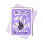 Nine Lives/One Life - Risograph Birthday Card - Twirls + Twigs