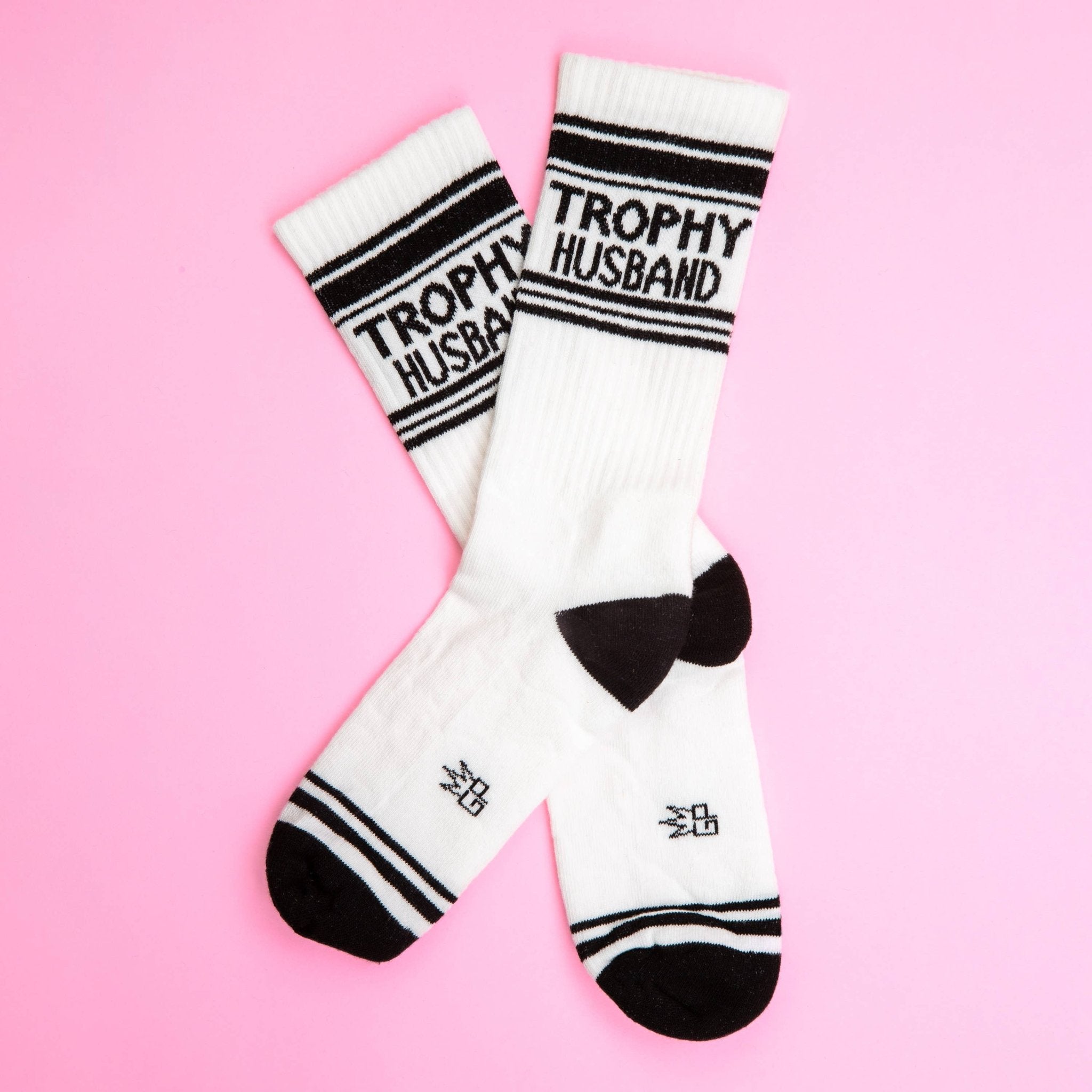Trophy Husband Gym Crew Socks - Twirls + Twigs