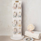 Chromacolor Miyuki Small Hoop - Cobalt Multi/Gold - Twirls + Twigs