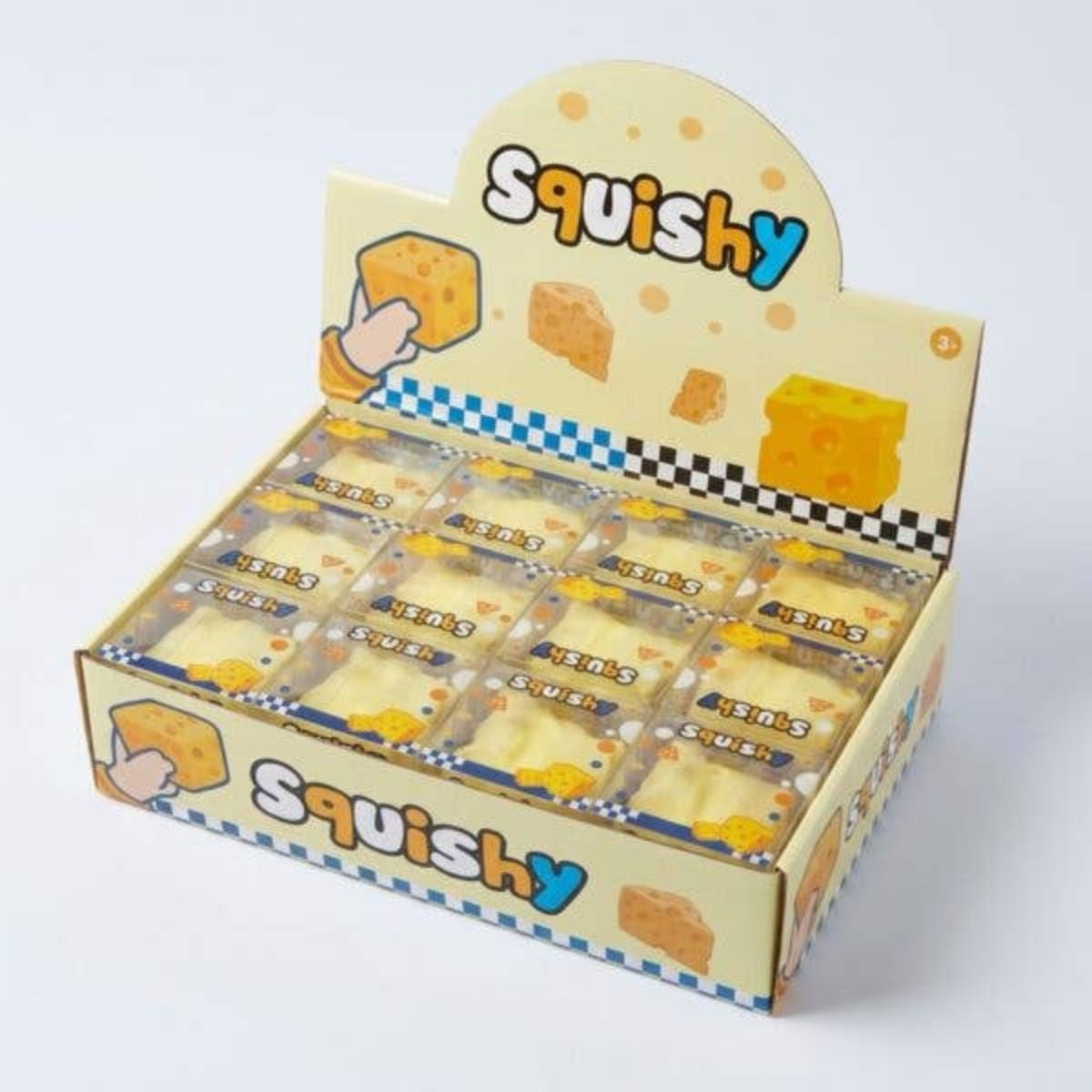 Vaseline Cheese Cube Squishy Toy – Coconut Oil Filled - Twirls + Twigs