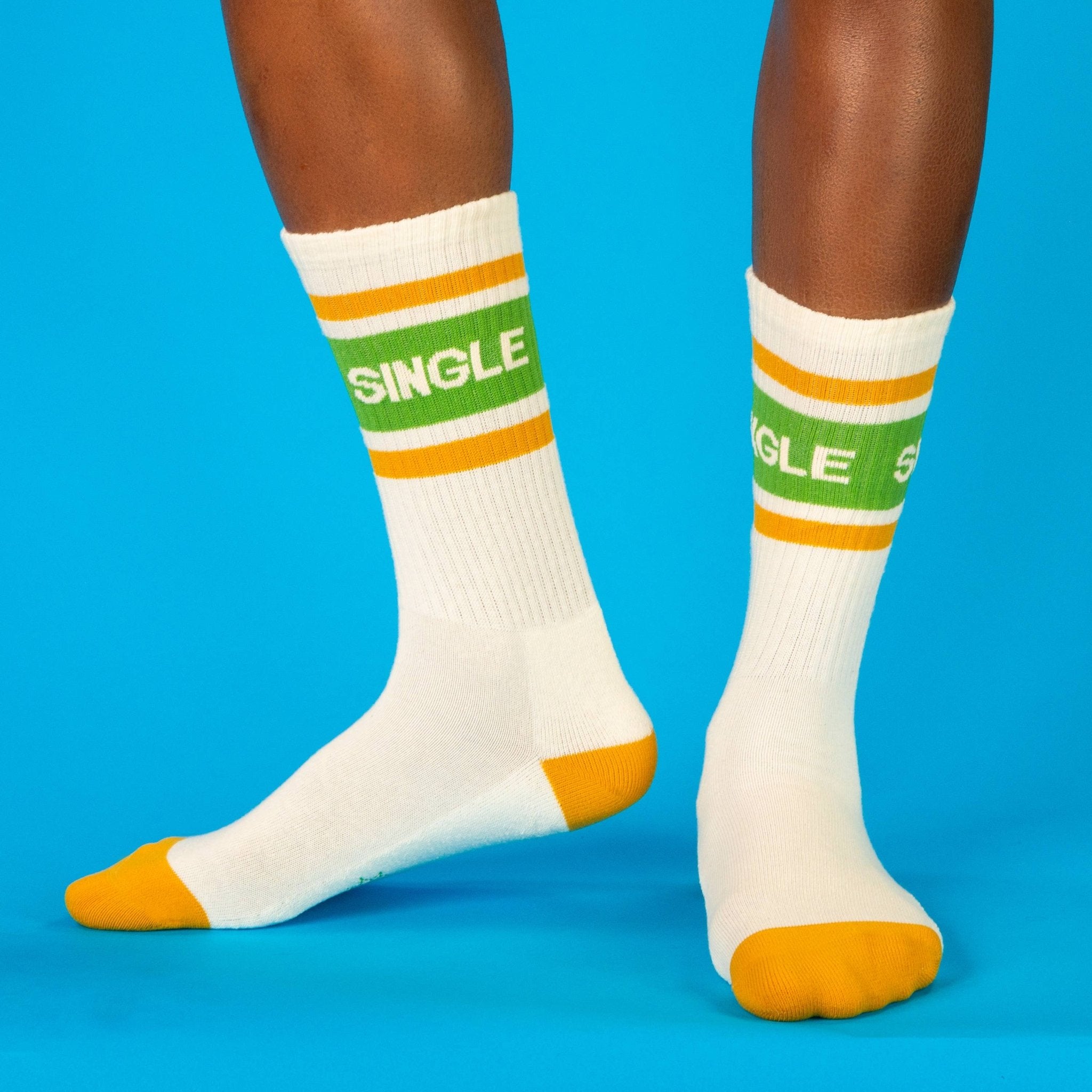 Single Gym Crew Socks - Twirls + Twigs