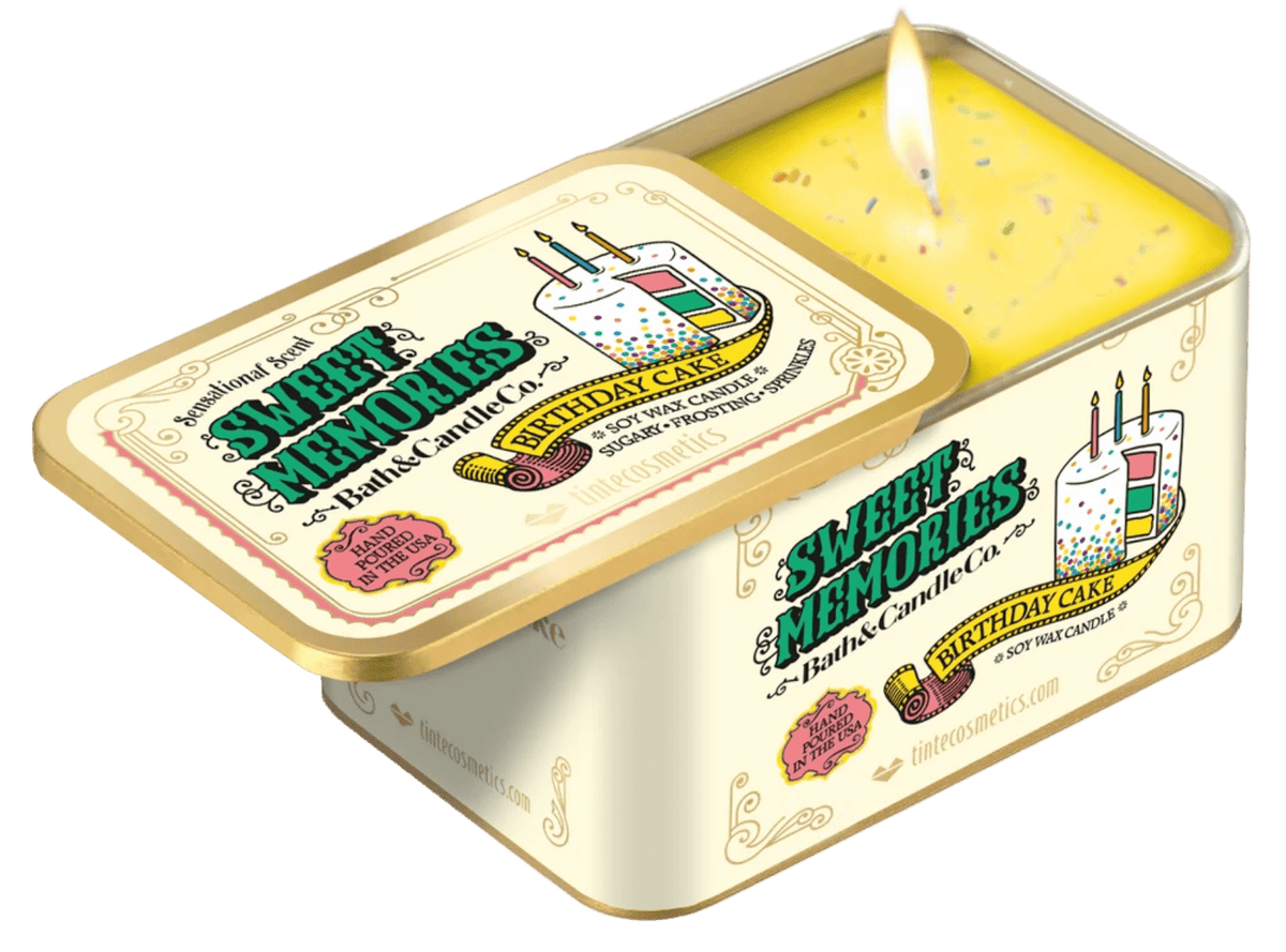 Sweet Memories Candle - Birthday Cake - Twirls + Twigs