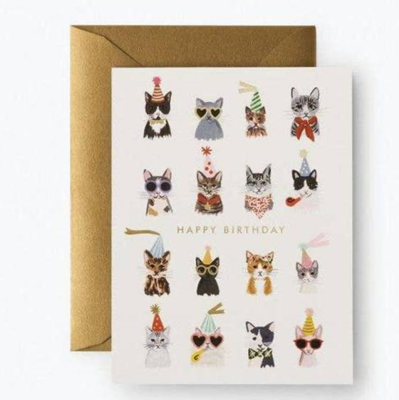 Cool Cats Birthday Card