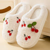 Cherry Slipper's: White