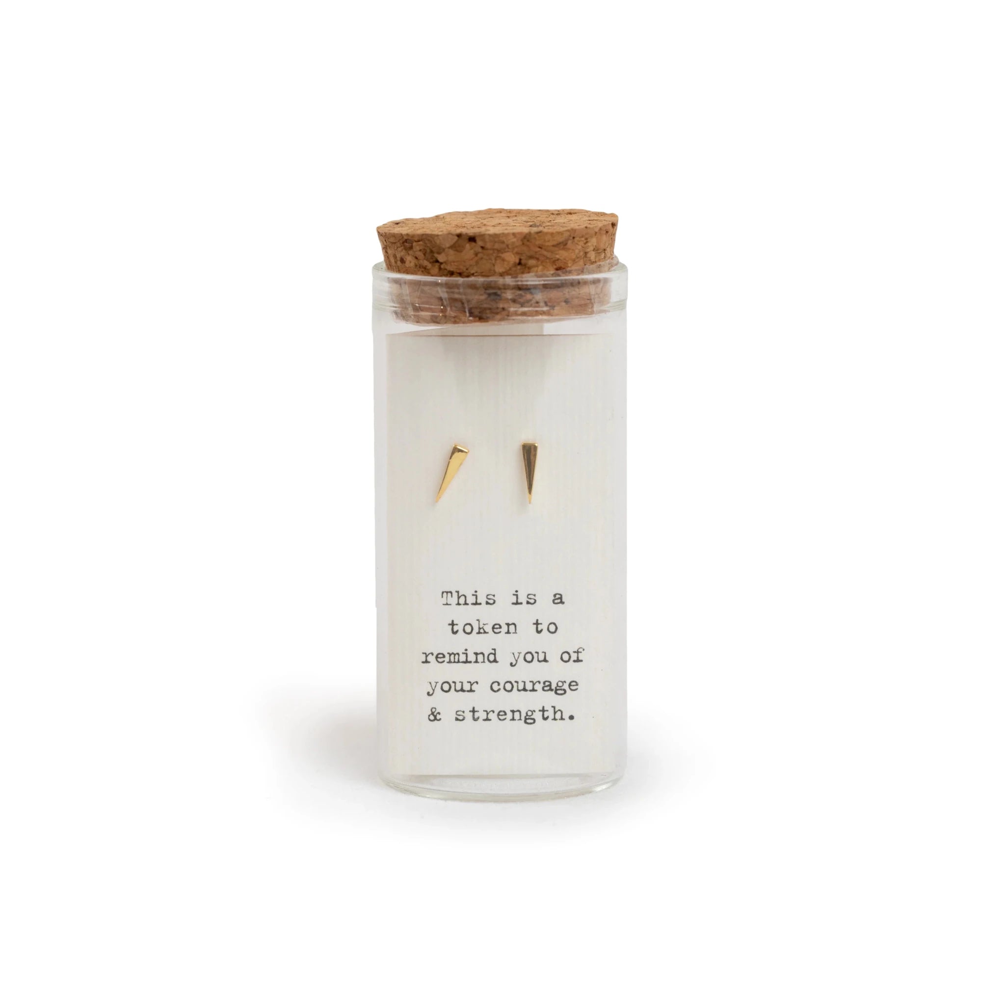 Message in a Bottle Earrings - Twirls + Twigs