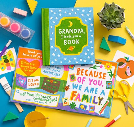 Grandpa, I Made You A Book - Twirls + Twigs