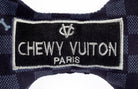 Black Checker Chewy Vuiton Bone - Twirls + Twigs