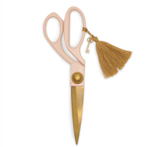 Scissor with tassel and charm
