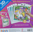 3D Coloring Slides - Unicorn - Twirls + Twigs