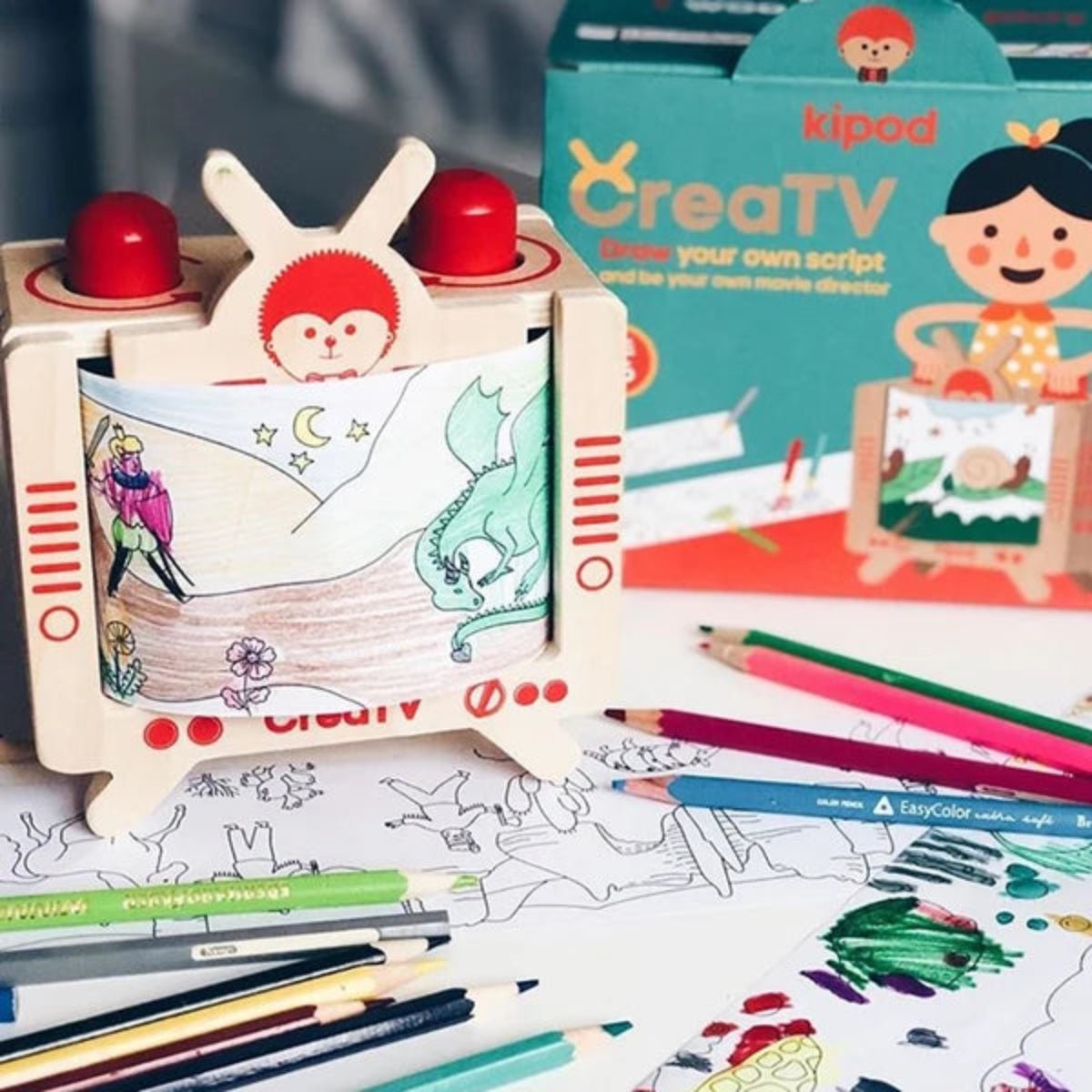 CreaTV - Wooden Craft TV Storytelling Kit - Twirls + Twigs