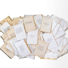 Deckled Greeting Cards with Envelopes Edition 2 - Assorted Set of 100 - Twirls + Twigs