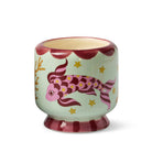 A DOPO8 oz HANDPAINTED “KOI” CERAMIC W/ DUSTCOVER - OCEAN TIDE - Twirls + Twigs