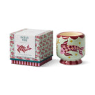 A DOPO8 oz HANDPAINTED “KOI” CERAMIC W/ DUSTCOVER - OCEAN TIDE - Twirls + Twigs