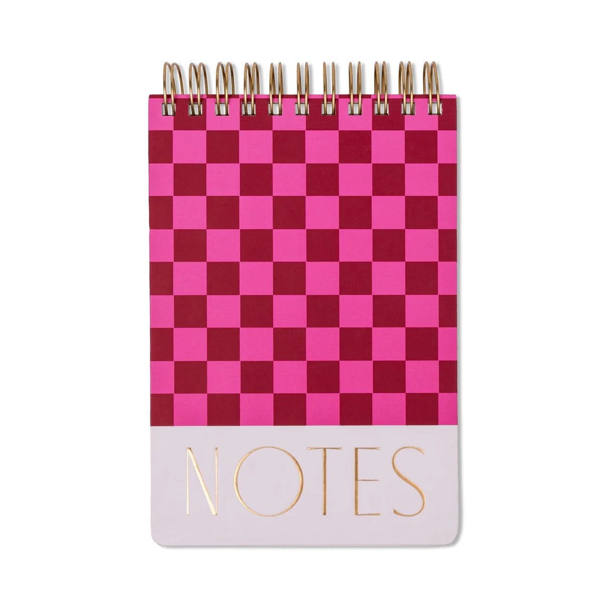 Large Chunky Notepad - Burgundy + Pink - Twirls + Twigs