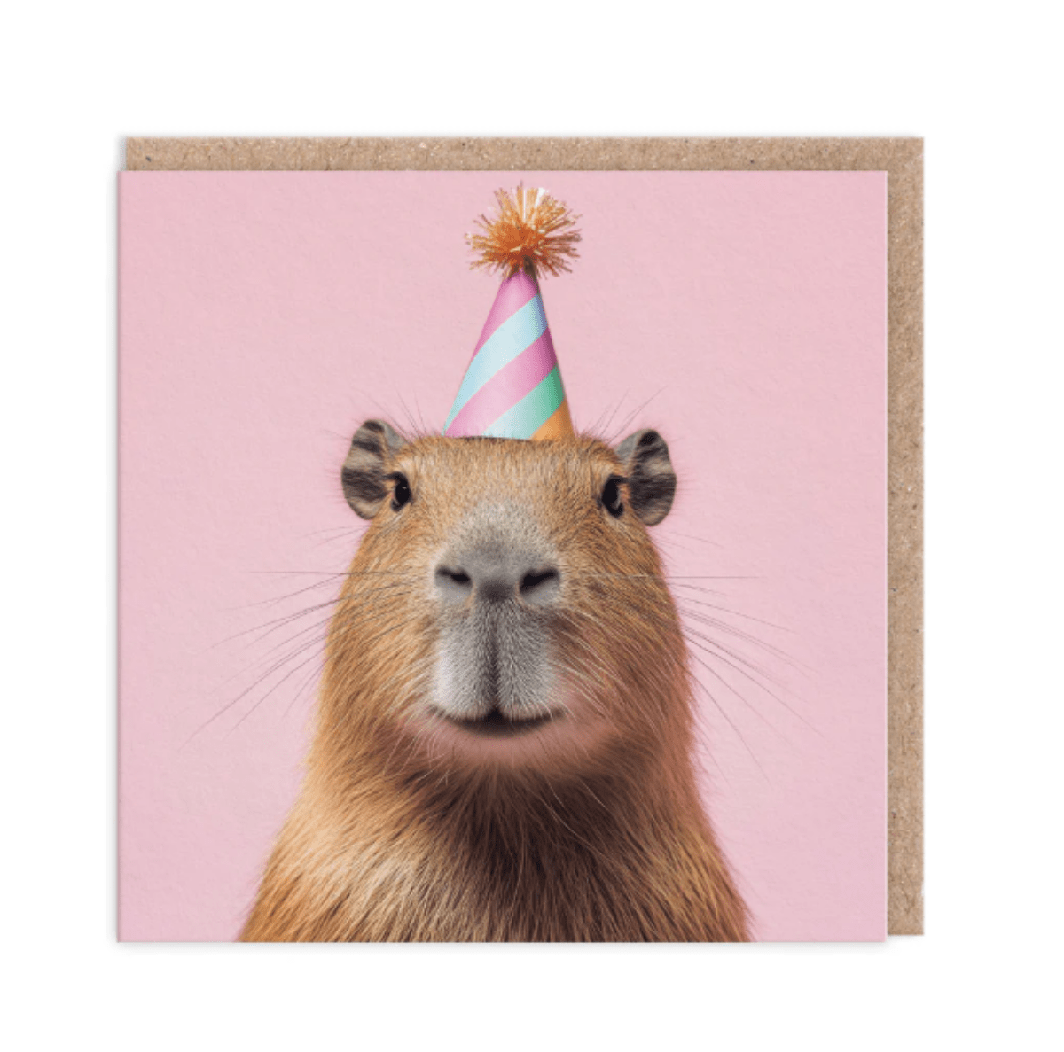 Capybara Greeting Card - Twirls + Twigs