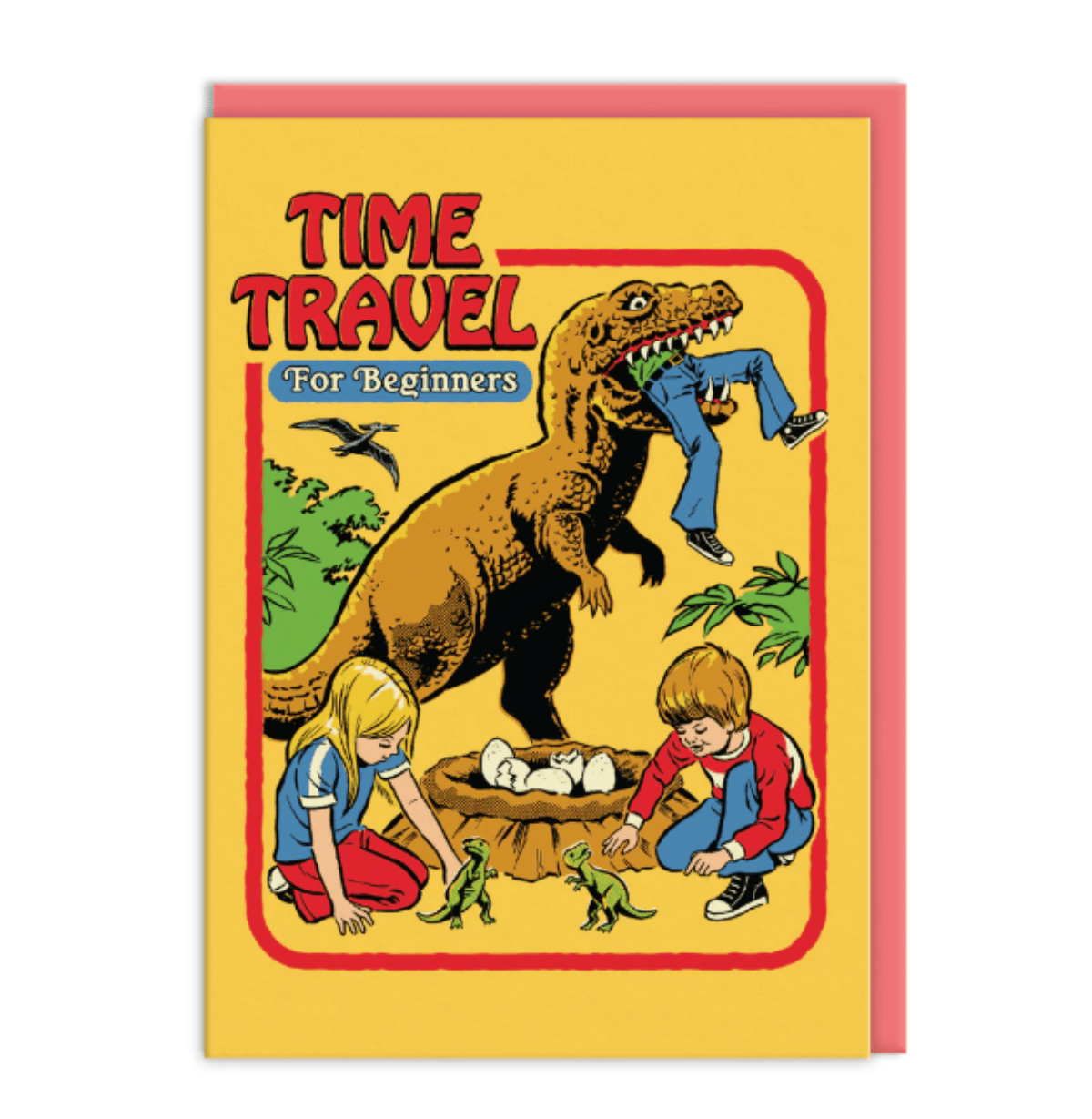 Time Travel Greeting Card - Twirls + Twigs