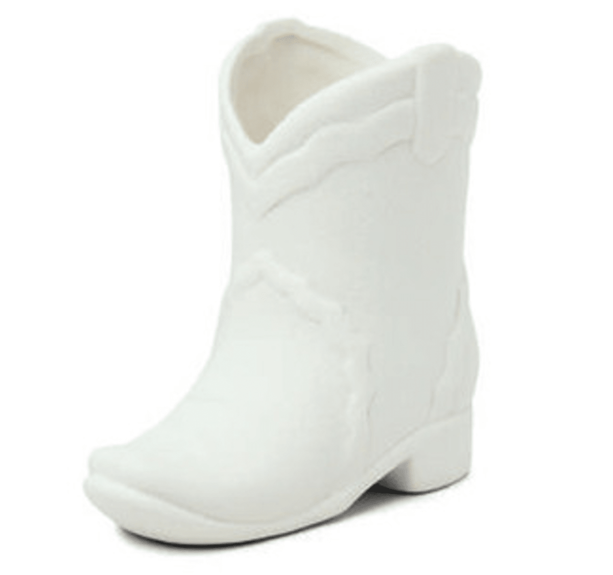 Nashville Ceramic Cowboy Boot Candle – Smoked Pistachio | White Matte Finish 6 oz - Twirls + Twigs