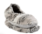 Silver Fox Faux Fur Spa Footies - Twirls + Twigs