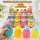 Pineapple Squeeze Toy – Vaseline Coconut oil filled Glitter - Twirls + Twigs