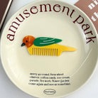 Whimsical Animal Acetate Combs，Vegetable Portable Hair Tools: Puppy - Twirls + Twigs
