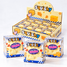 Vaseline Cheese Cube Squishy Toy – Coconut Oil Filled - Twirls + Twigs