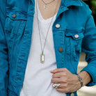 Silver Harmonica Necklace: 32 Inches - Twirls + Twigs