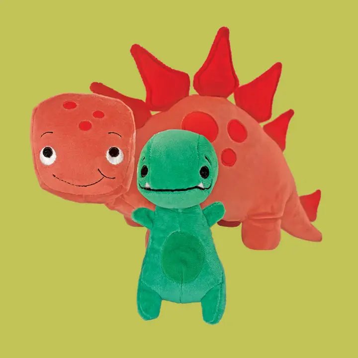 Tiny T. Rex and Pointy Plush Pair - Twirls + Twigs