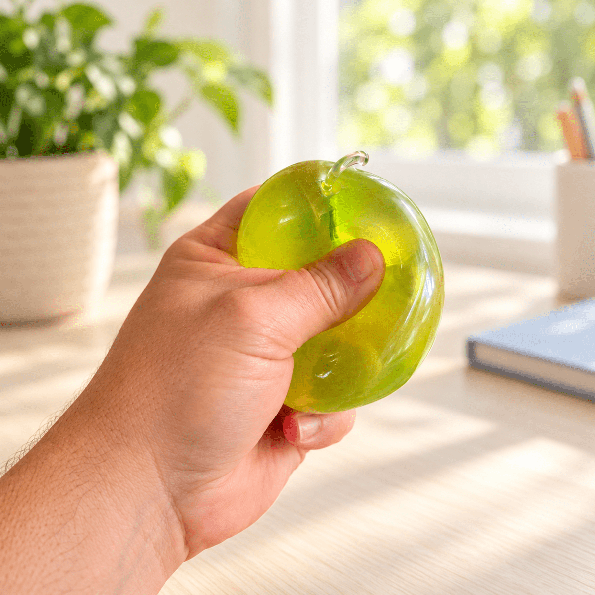 Feelzies SlowFlow™ Squishy Apples: Granny Apple - Twirls + Twigs