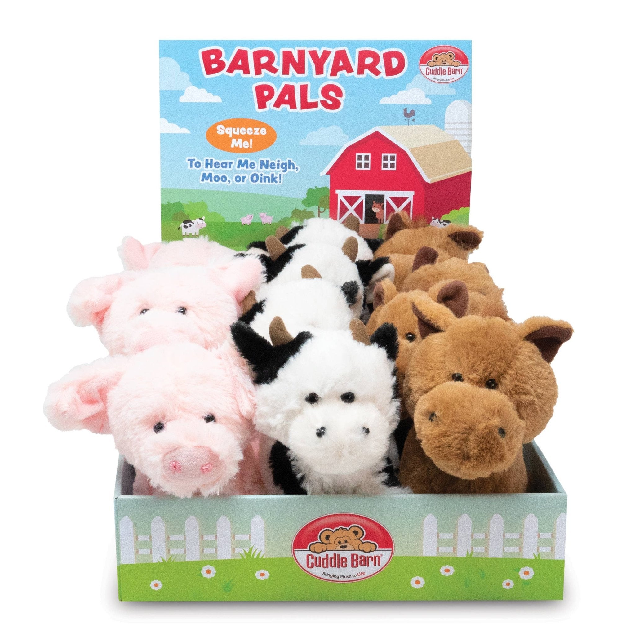 Barnyard Pal- Horse, Cow, or Pig choose your pal (Soft Cute Barn Farm Animals Plush Toy) - Twirls + Twigs