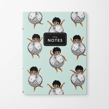  Disco Ball Girl | Pocket Notebook