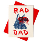 Rad Dad - Risograph Card - Twirls + Twigs