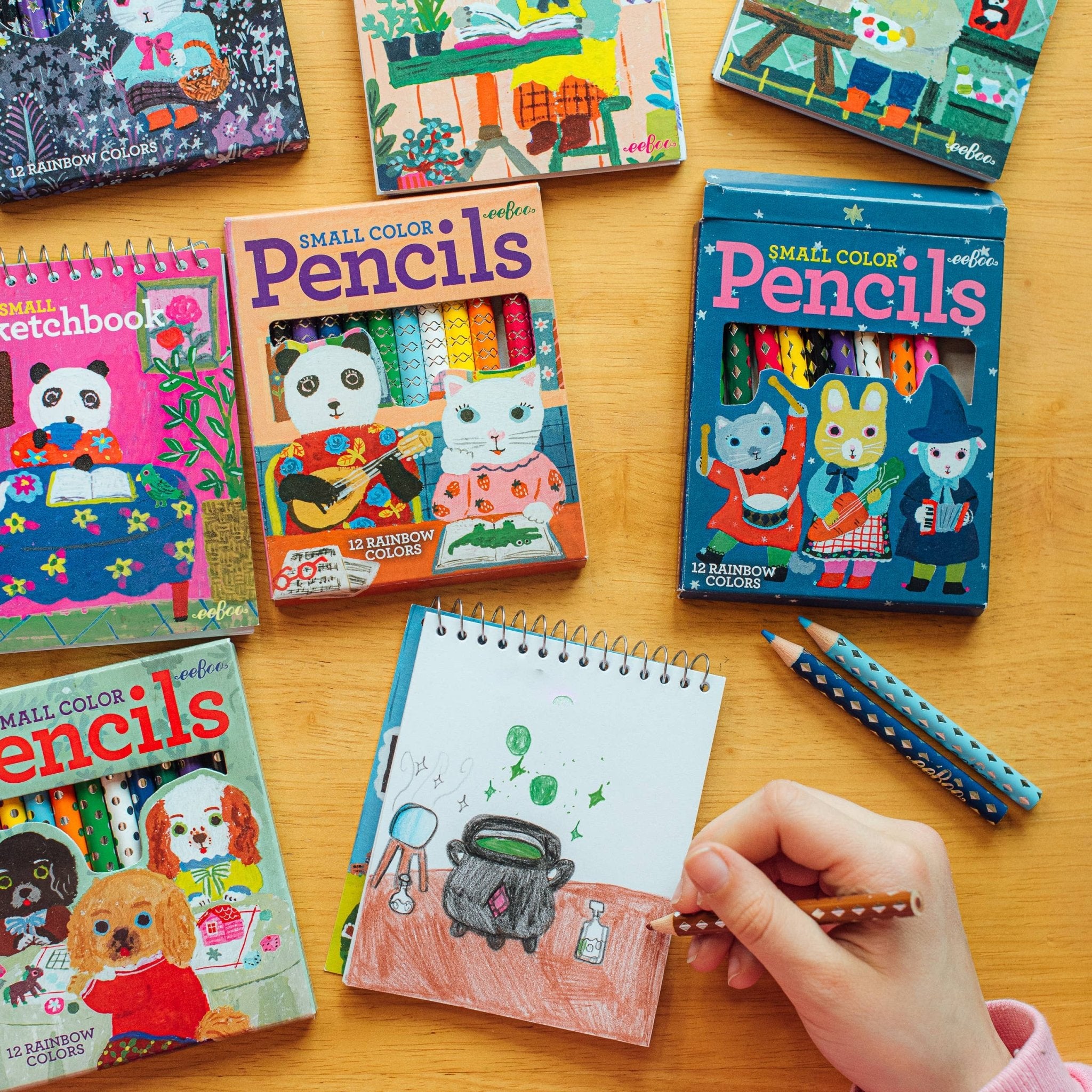 Yumi Small colored Pencils sets - Twirls + Twigs