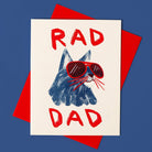 Rad Dad - Risograph Card - Twirls + Twigs