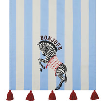  Zebra Bonjour With Tassels Kitchen Towel