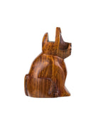 Cat Eyeglass Holder Stand - Hand Carved Wood - Twirls + Twigs