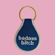  Badass Bitch Embroidered Key Tag