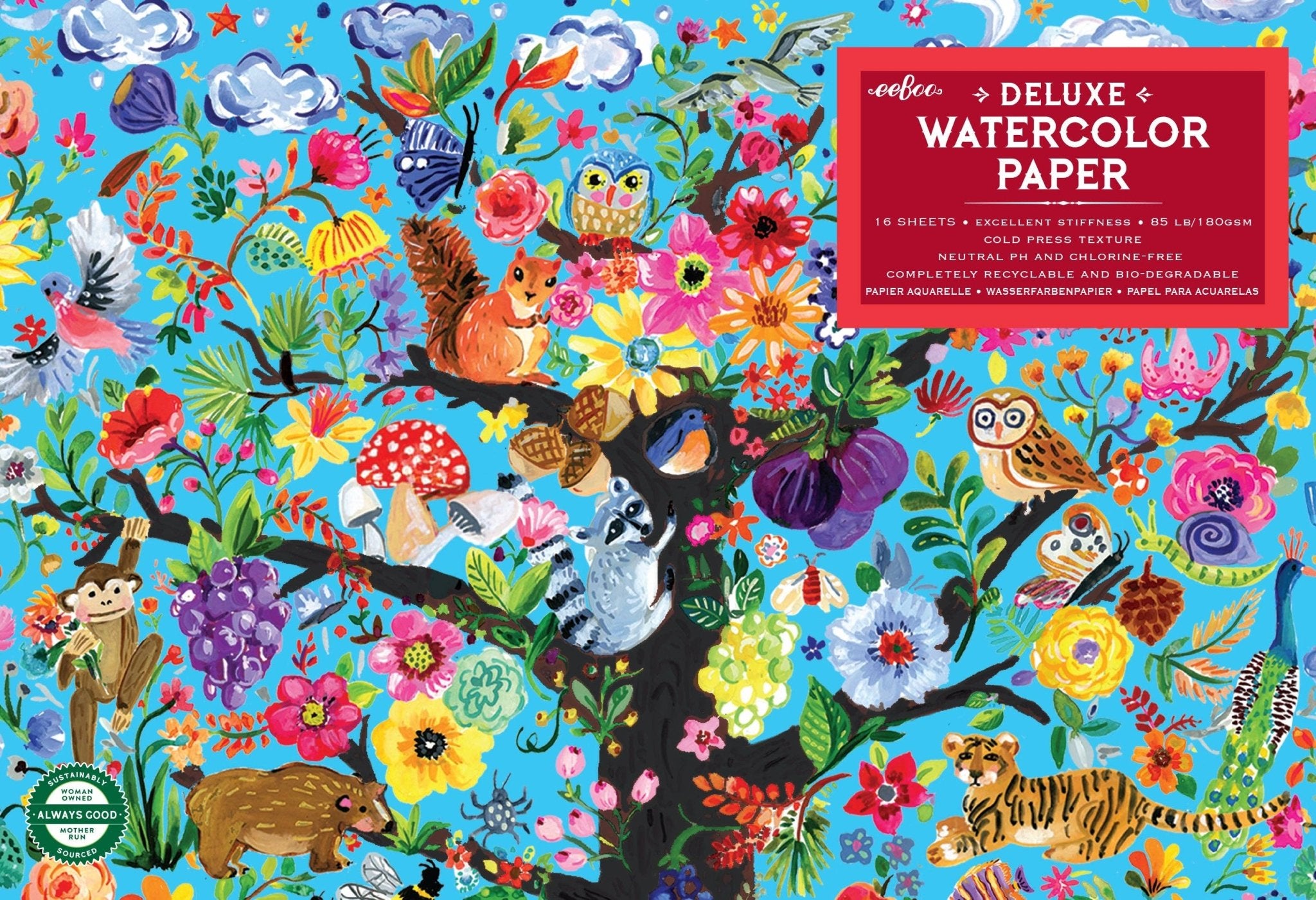 Tree of Life Cold Press Watercolor Paper - Twirls + Twigs