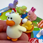 Chicken & Friends Erasers Card Iwako - Twirls + Twigs