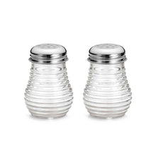  6 oz Beehive Glass Shakers, Set of 2