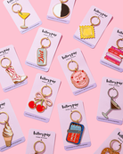 Diet Soda Can Enamel Keychain Bag Charm - Twirls + Twigs