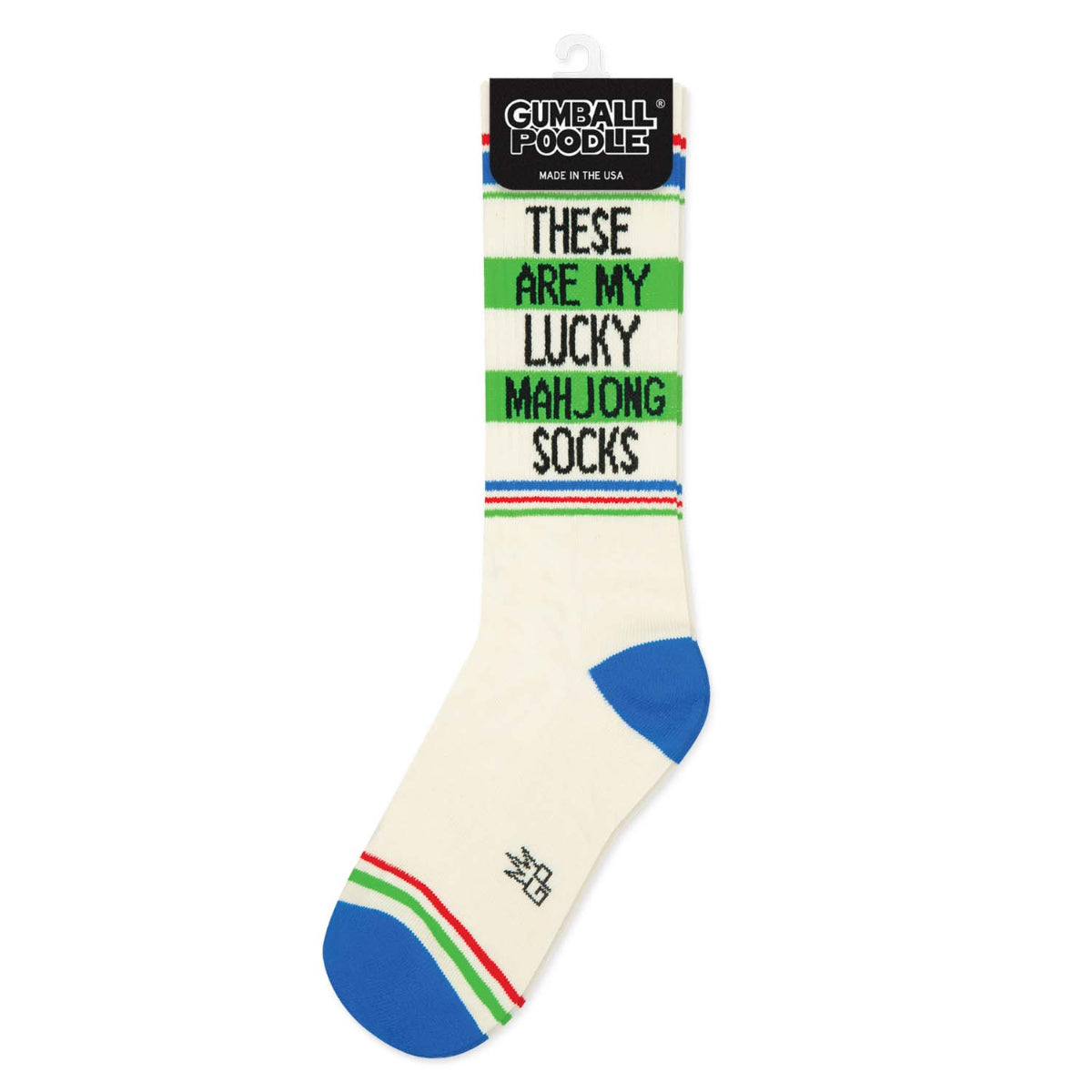 These Are My Lucky Mahjong Socks Gym Crew Socks - Twirls + Twigs