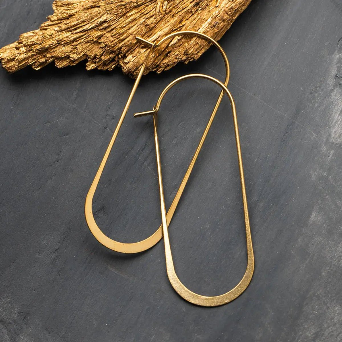 Refined Earring Collection - Cosmic Oval/Gold - Twirls + Twigs
