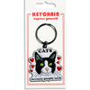 Cats because People Suck Keychain