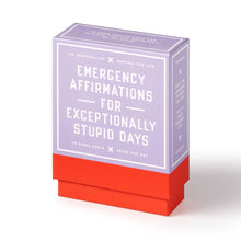  Emergency Affirmations - Exceptionally Stupid Days Card Deck
