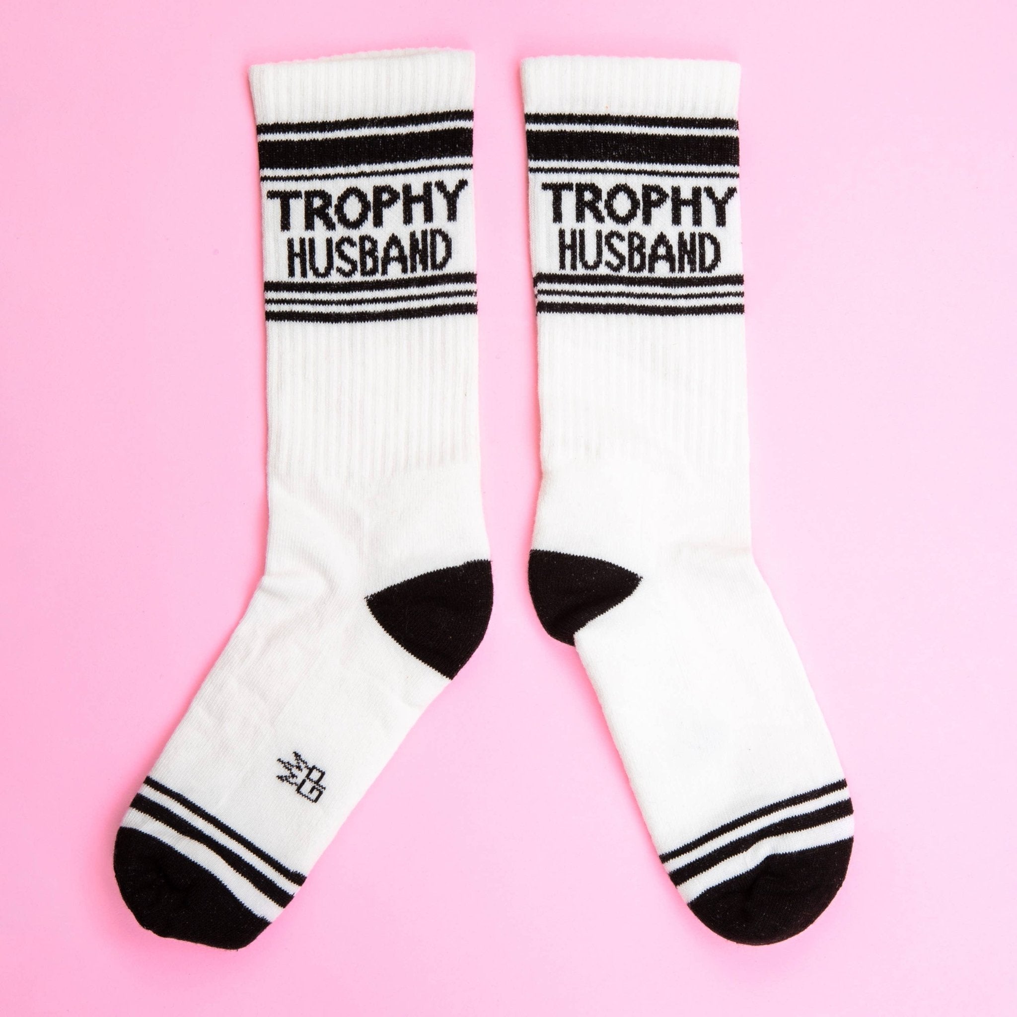 Trophy Husband Gym Crew Socks - Twirls + Twigs