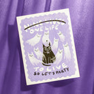 Nine Lives/One Life - Risograph Birthday Card - Twirls + Twigs