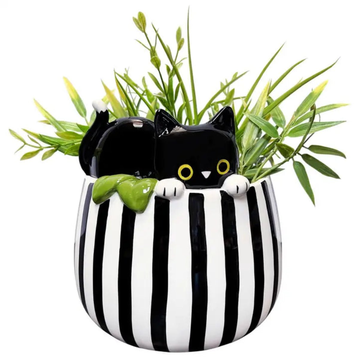 Peek-A-Boo Kitty Planter - Twirls + Twigs